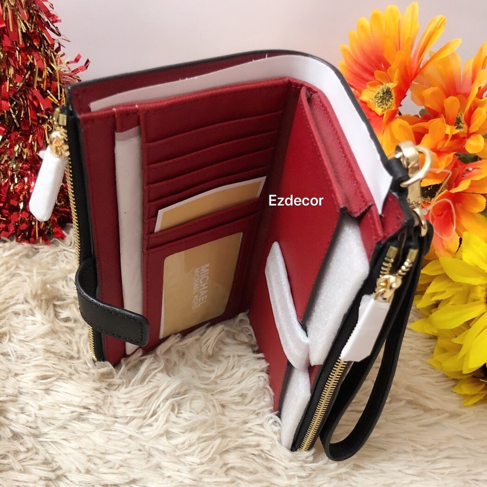 NWT Michael Kors Jet Set Floral Wristlet / Wallet - Picture 5 of 8